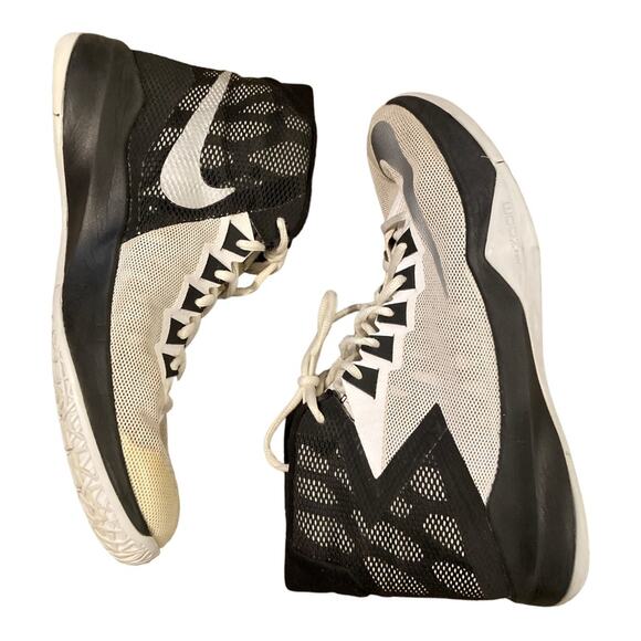 Nike Zoom‎ Devosion White Black Metallic Shoes Men’s 8.5 - Picture 4 of 7